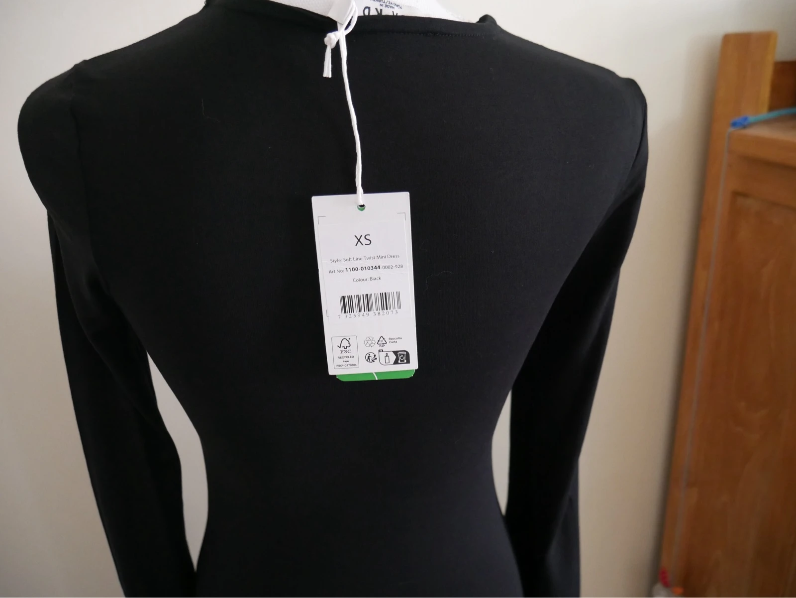 Vestido justo preto NA_KD TAMANHO 34 – photo 4